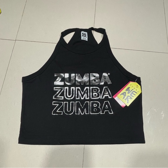 Zumba Fitness Tops - Zumba Fitness Bold Black Crop Tank